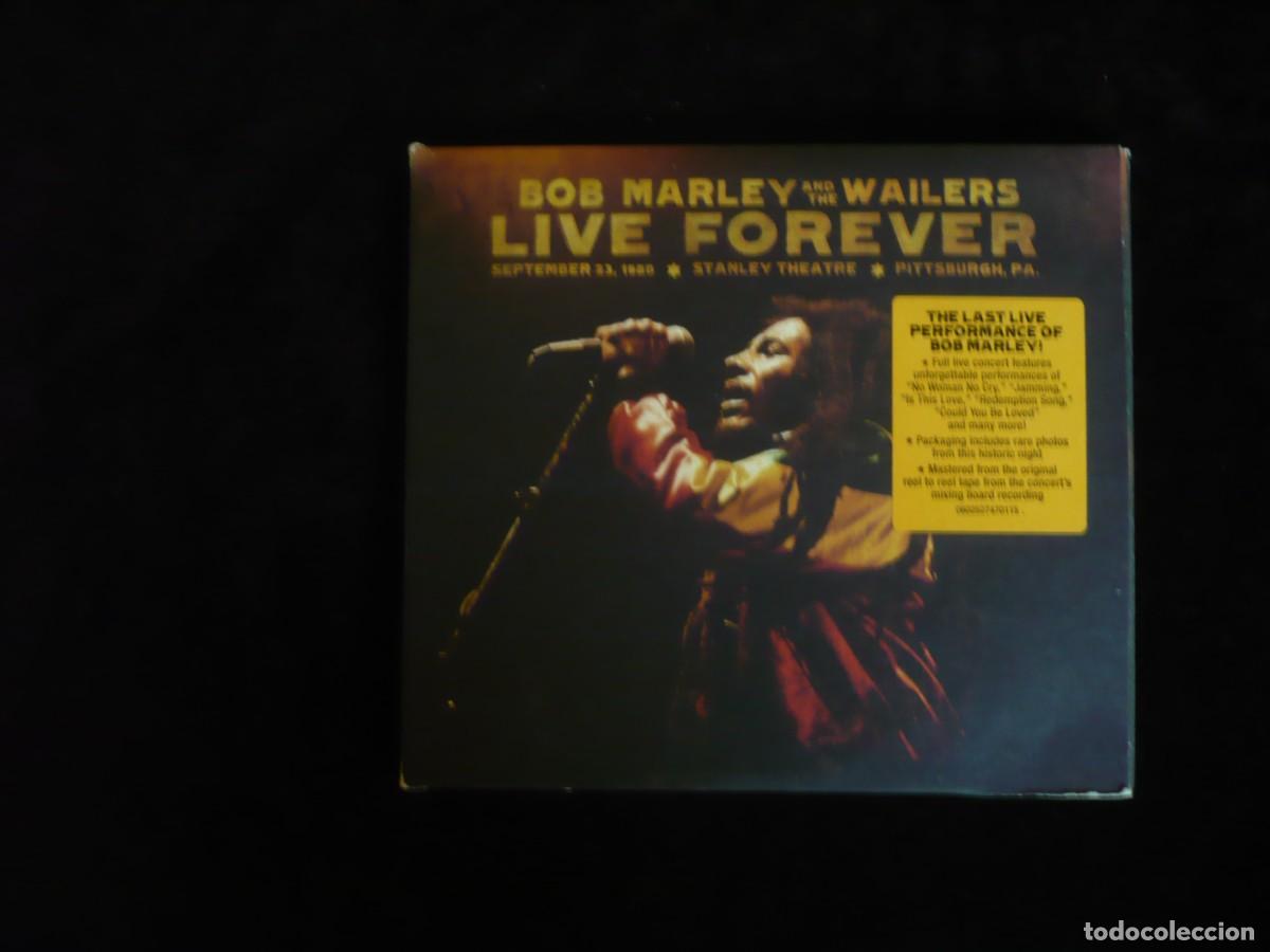 CDs de M&uacute;sica: bob marley and the wailer live forever - 2 cd + librito - casi como nuevo