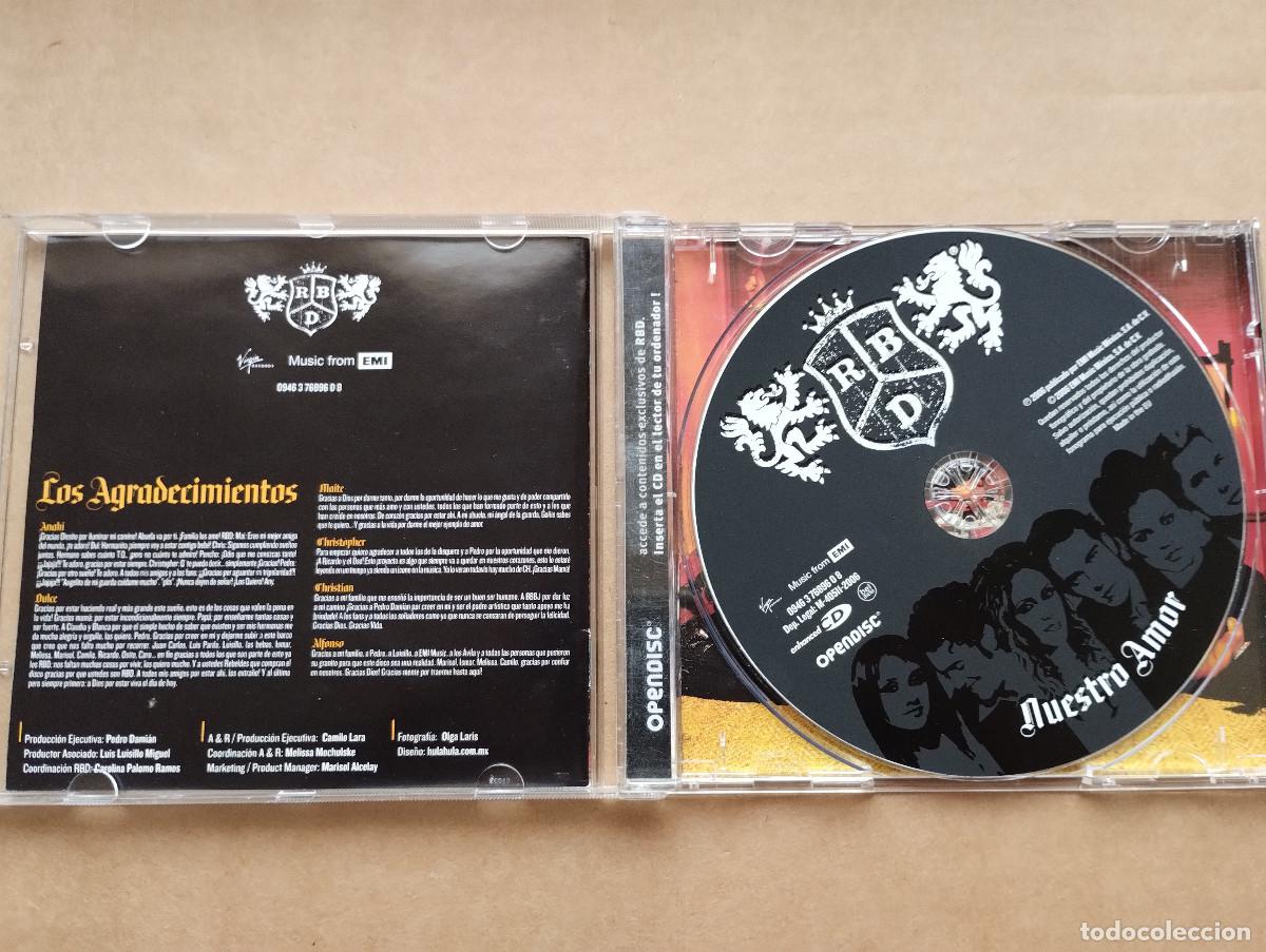 CDs de m&uacute;sica: RBD - NUESTRO AMOR - CD - Foto 2