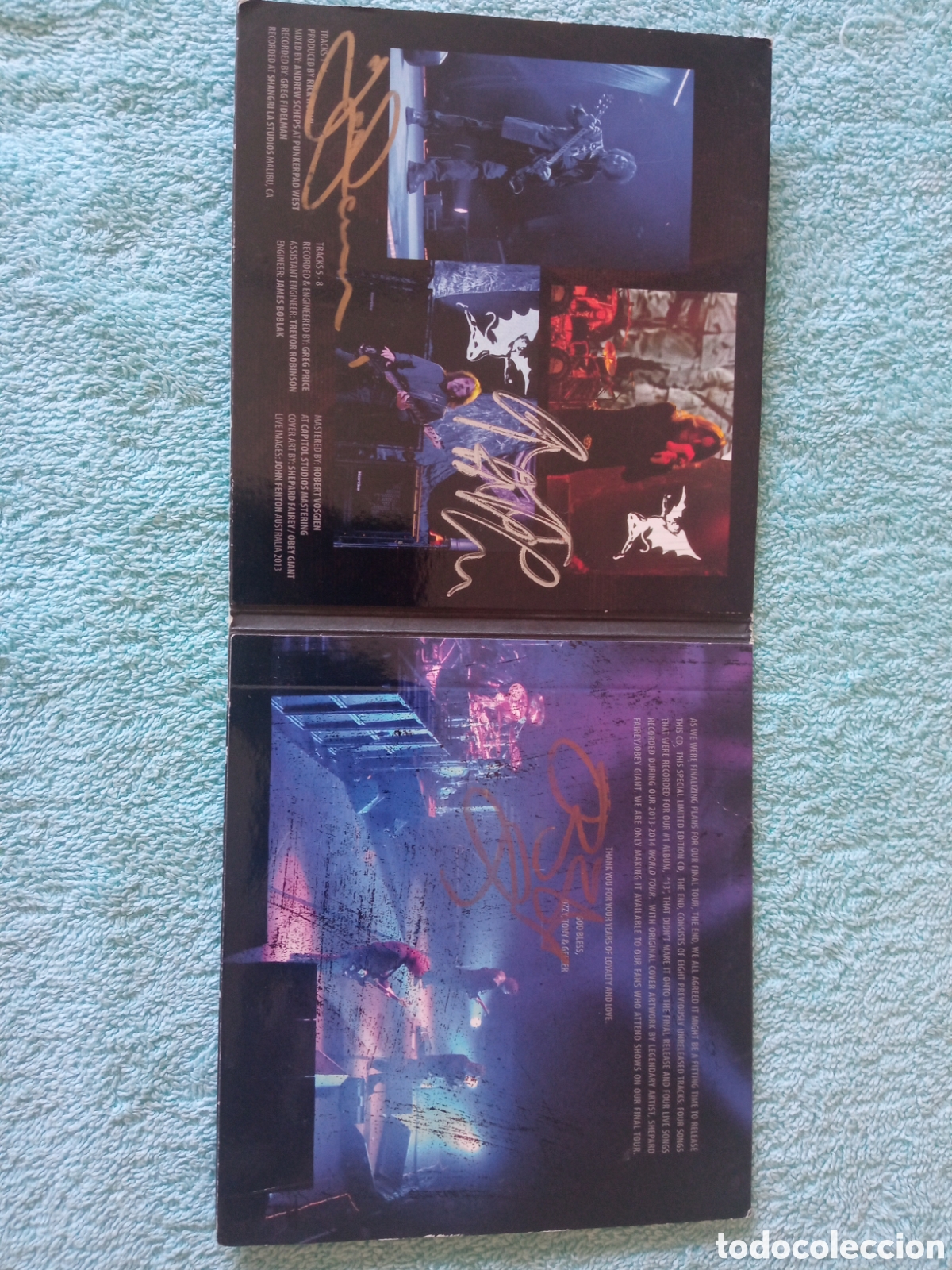 CDs de m&uacute;sica: CD The End Black Sabbath firmado - Foto 3