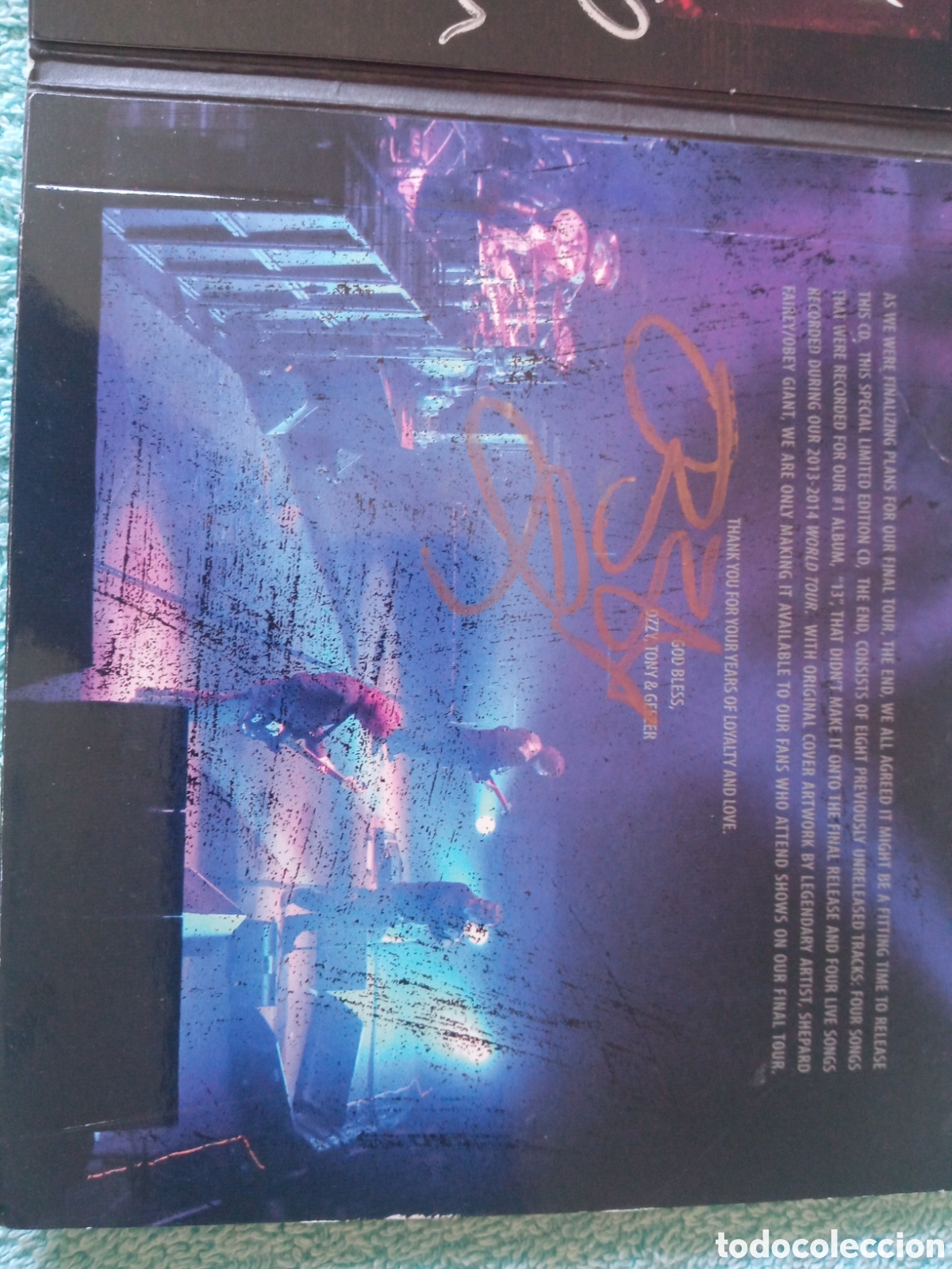 CDs de m&uacute;sica: CD The End Black Sabbath firmado - Foto 5