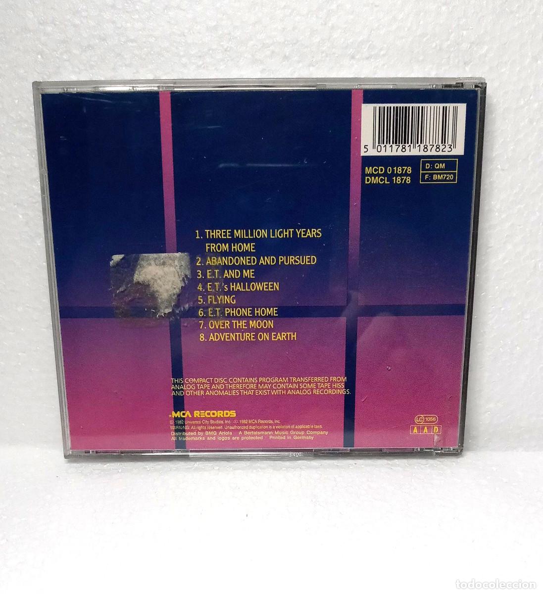 CDs de m&uacute;sica: E.T. (JOHN WILLIAMS) MCA 1992 - Foto 3