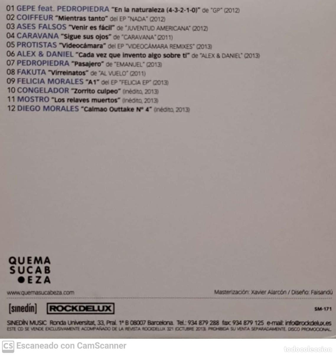 CDs de m&uacute;sica: Various &lrm;&ndash; 15 A&ntilde;os Quemasucabeza - Foto 2