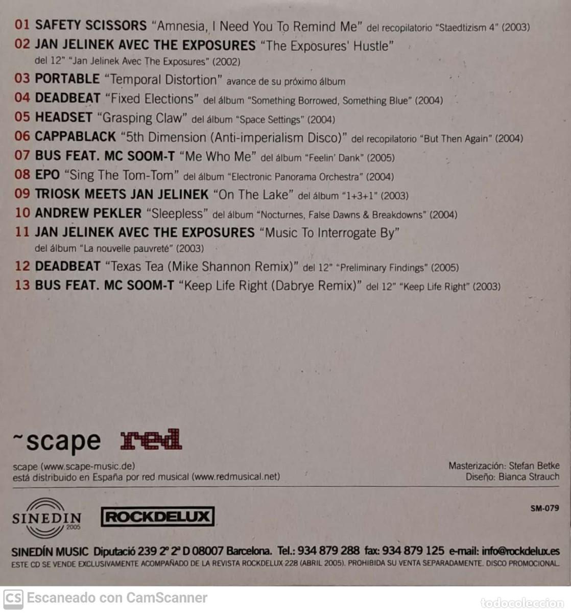 CDs de m&uacute;sica: Various &lrm;&ndash; ~scape - Foto 2