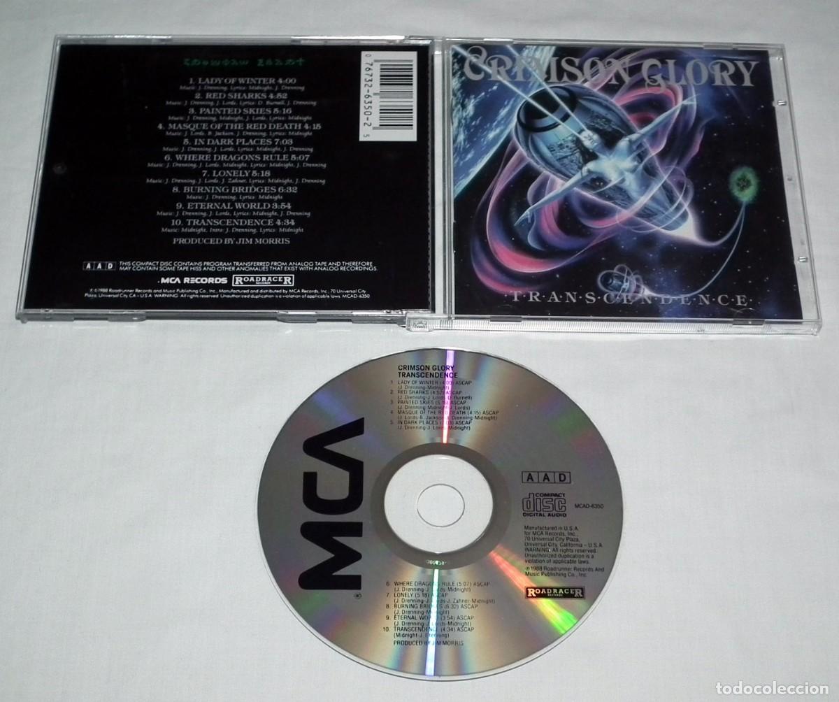 CDs de m&uacute;sica: CD CRIMSON GLORY - TRANSCENDENCE - Foto 2
