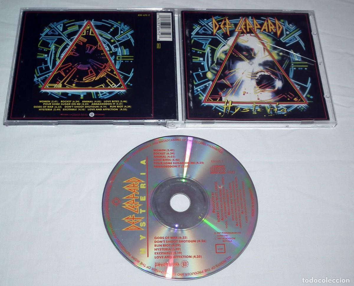 CDs de m&uacute;sica: CD DEF LEPPARD - HYSTERIA - Foto 2