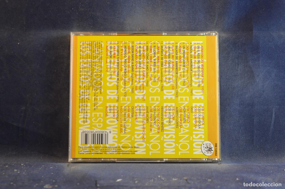 CDs de m&uacute;sica: VARIOUS &ndash; LOS &Eacute;XITOS DE EUROVISI&Oacute;N CANTADOS EN ESPA&Ntilde;OL - CD - Foto 2