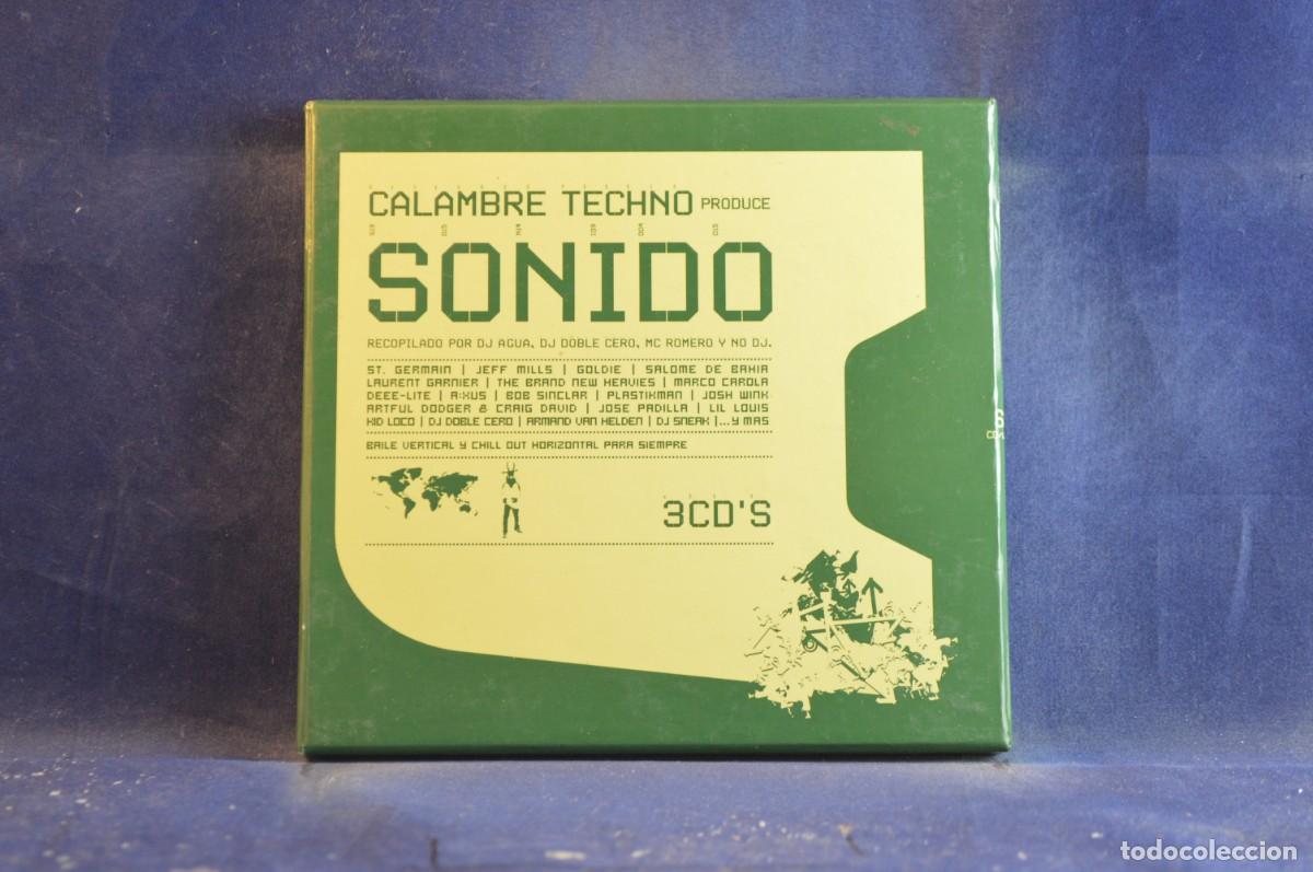 CDs de m&uacute;sica: VARIOUS &ndash; CALAMBRE TECHNO PRODUCE SONIDO - 3 CD - Foto 1