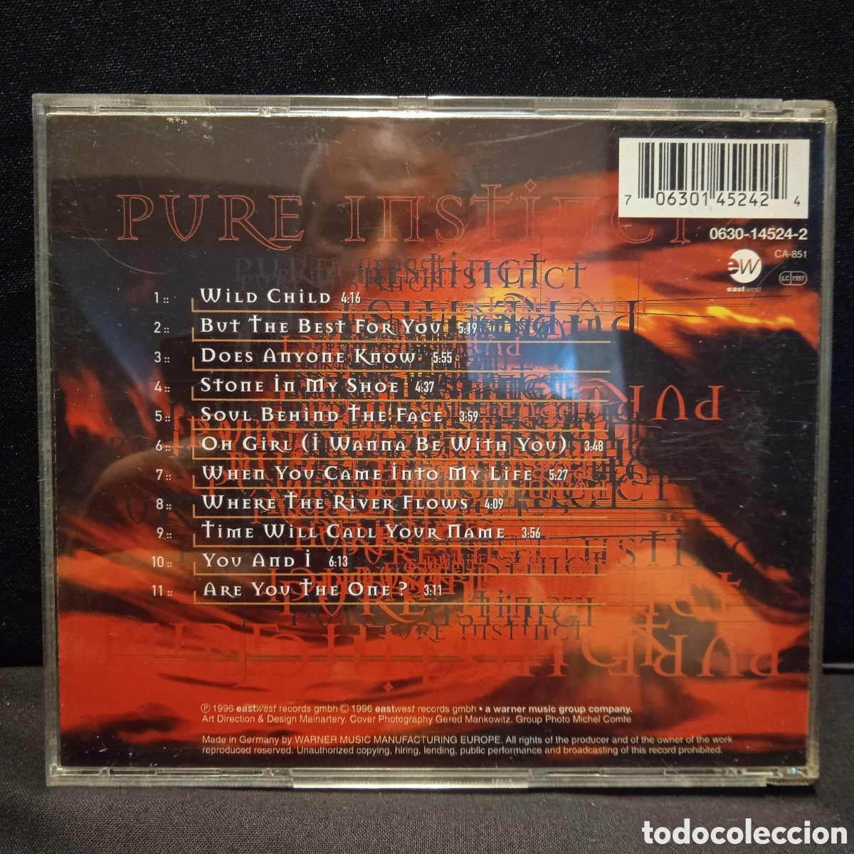CDs de m&uacute;sica: PURE INSTINCT CD - SCORPIONS - EASTWEST 1996 - Foto 2