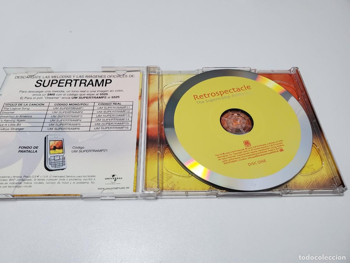 CDs de m&uacute;sica: 2 CD RESTROSPECTACLE - THE SUPERTRAMP ANTHOLOGY - Foto 2