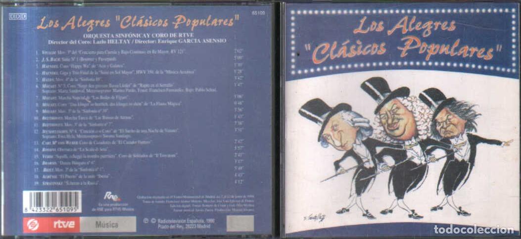 CDs de m&uacute;sica: LOS ALEGRES CLASICOS POPULARES. CD-CLASICA-2414 - Foto 1