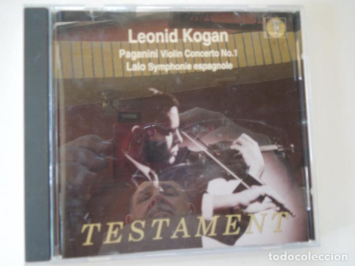 CDs de m&uacute;sica: LEONID KOGAN - TESTAMENT - PAGANINI - LALO - CD +LIBRETO - Foto 1