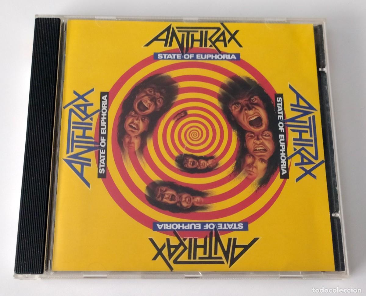 CDs de m&uacute;sica: CD ANTHRAX - STATE OF EUPHORIA - Foto 1
