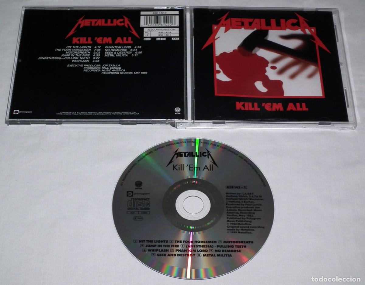 CDs de m&uacute;sica: CD METALLICA - KILL&acute;EM ALL - Foto 2