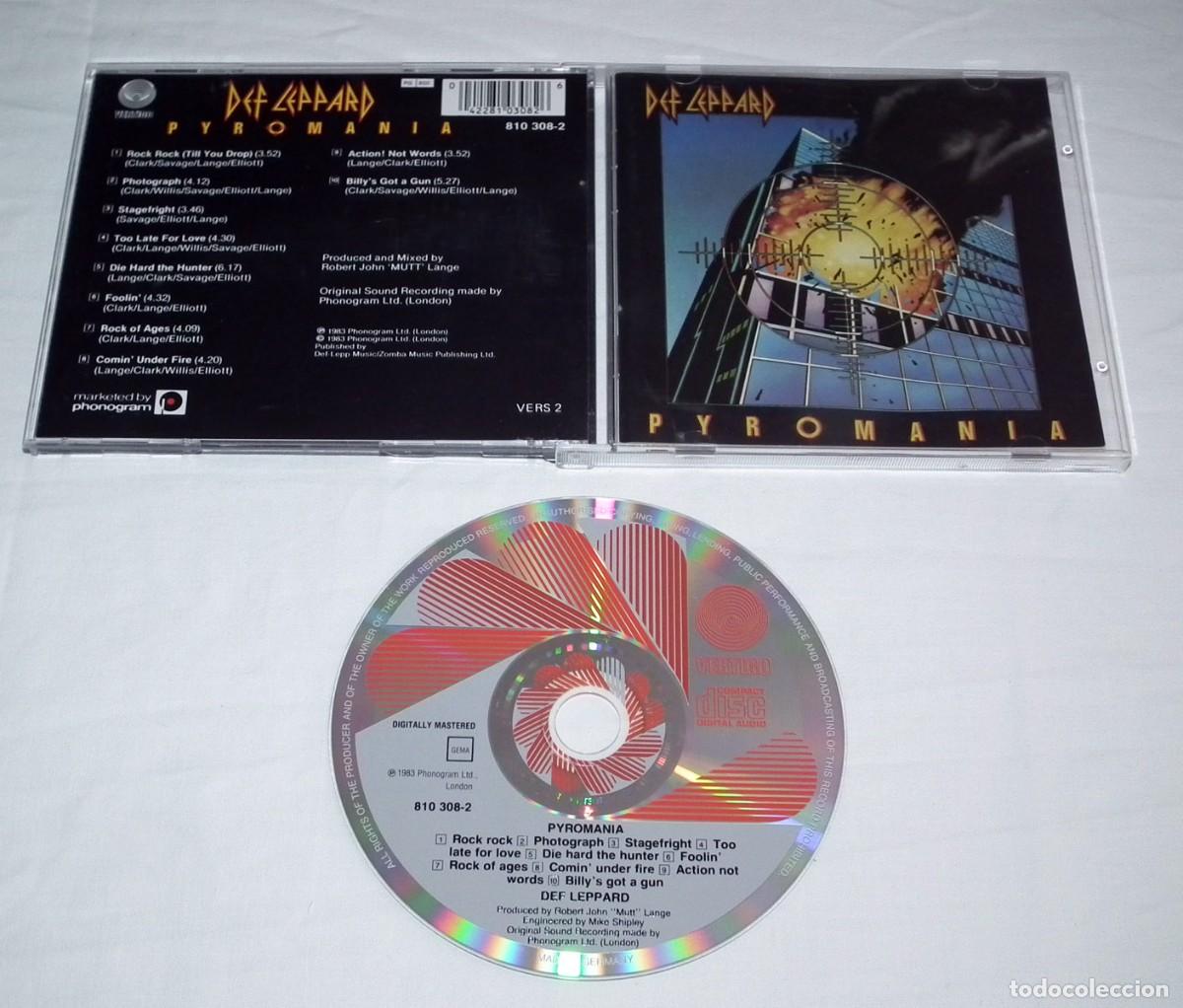 CDs de m&uacute;sica: CD DEF LEPPARD - PYROMANIA - Foto 2
