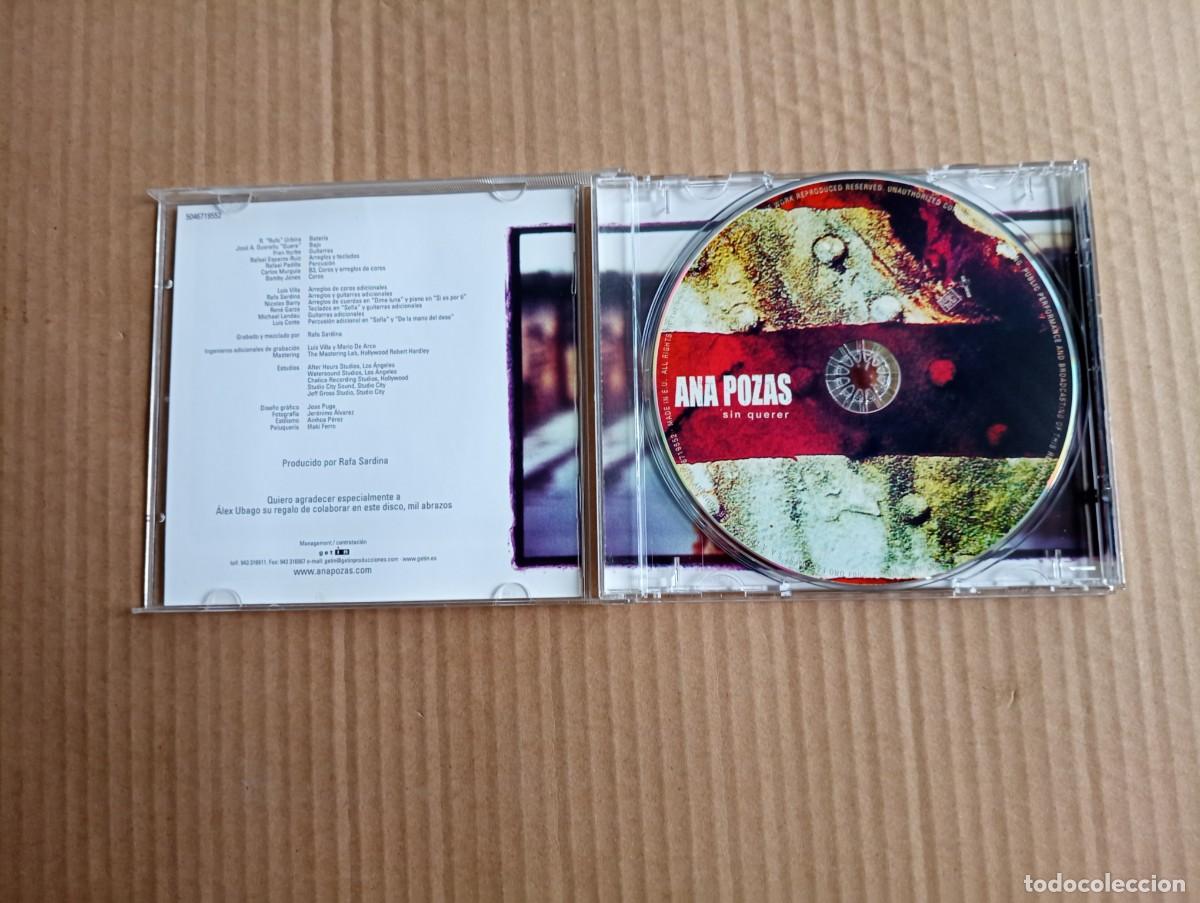 CDs de m&uacute;sica: ANA POZAS - SIN QUERER CD 2004 - Foto 2