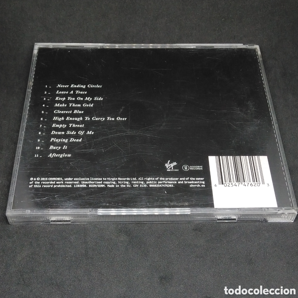 CDs de m&uacute;sica: CHVRCHES - EVERY OPEN EYE - CD - 2015 - DISCO VERIFICADO - CHURCHES - Foto 2