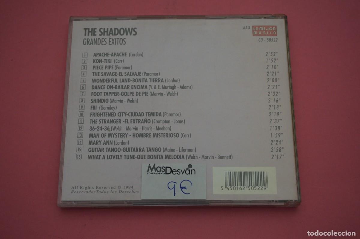 CDs de m&uacute;sica: CD - THE SHADOWS - GRANDES EXITOS - Foto 3