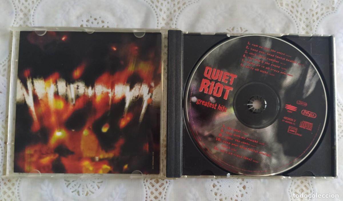CDs de m&uacute;sica: CD quiet riot Greatest hits - Foto 4