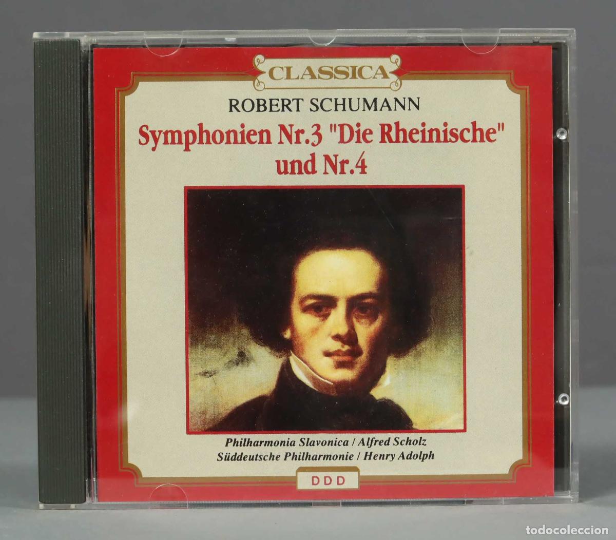 CDs de m&uacute;sica: CD. SYMPHONIEN 3 , 4. SCHUMANN. ADOLPH - Foto 1