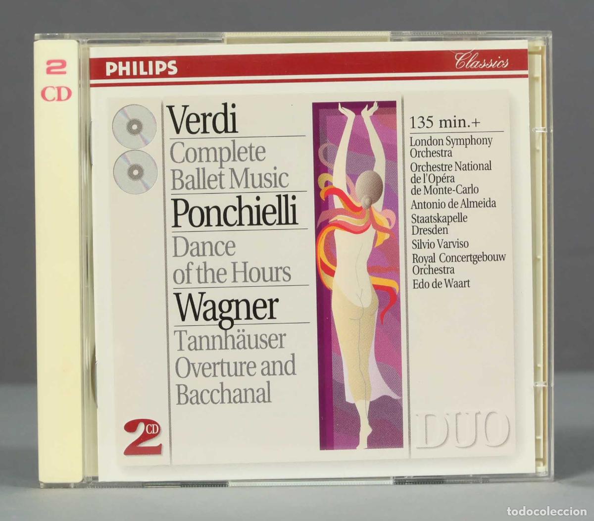 CDs de m&uacute;sica: 2 CD. Verdi, Ponchielli, Wagner &ndash; Complete Ballet Music - Foto 1