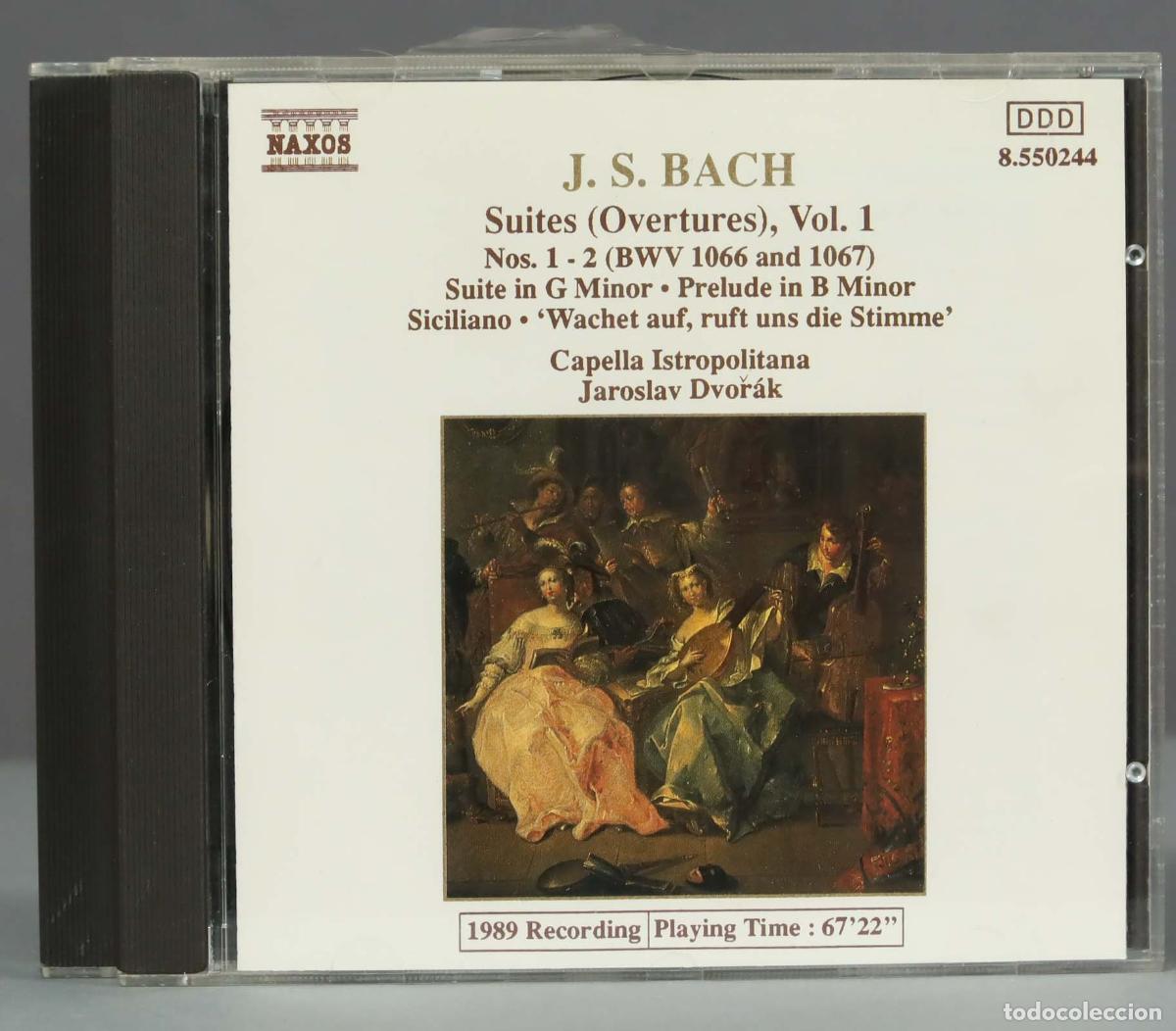 CDs de m&uacute;sica: 2 CD. J.S. Bach &ndash; Suites (Overtures), Vol. 1-2 - Foto 1