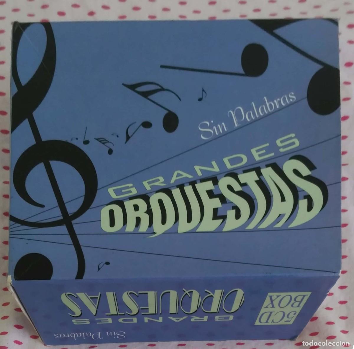 CDs de Musique: SIN PALABRAS (GRANDES ORQUESTAS) Box 5 CD's