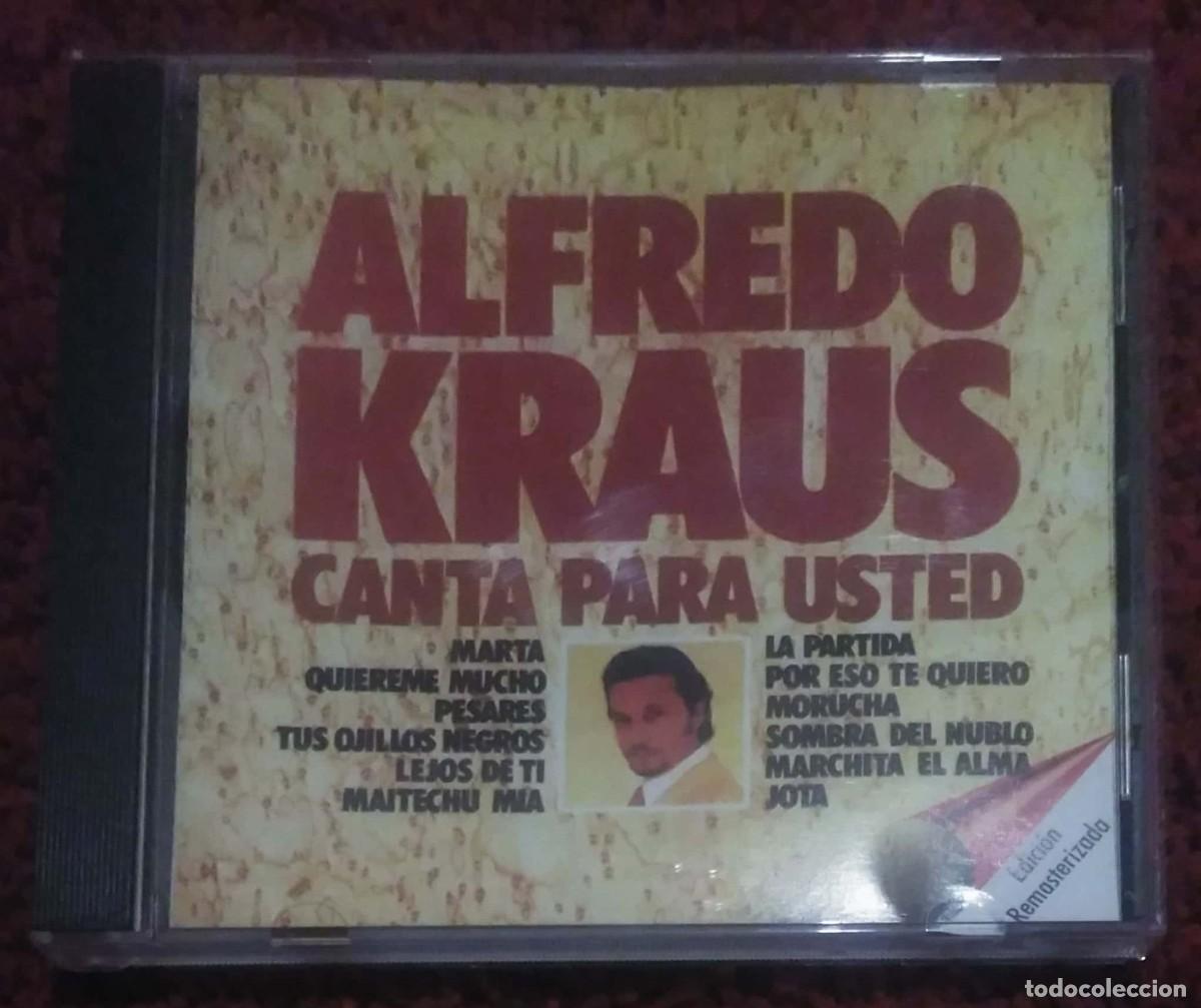CDs de m&uacute;sica: ALFREDO KRAUS (CANTA PARA USTED) CD 2001 - Foto 1