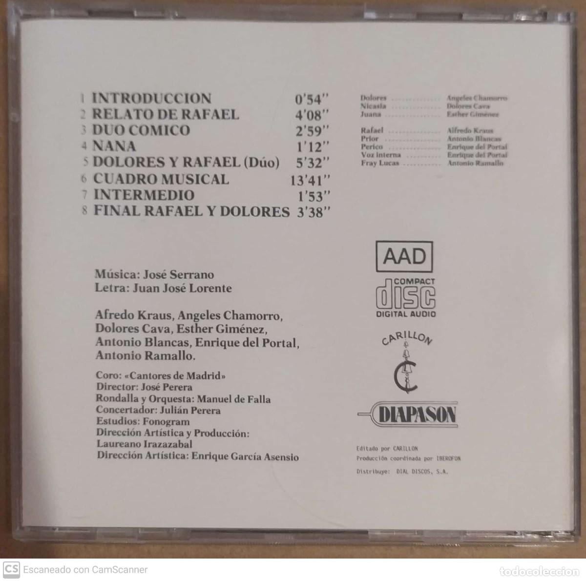 CDs de m&uacute;sica: ALFREDO KRAUS (LA DOLOROSA) CD 1990 - Foto 2