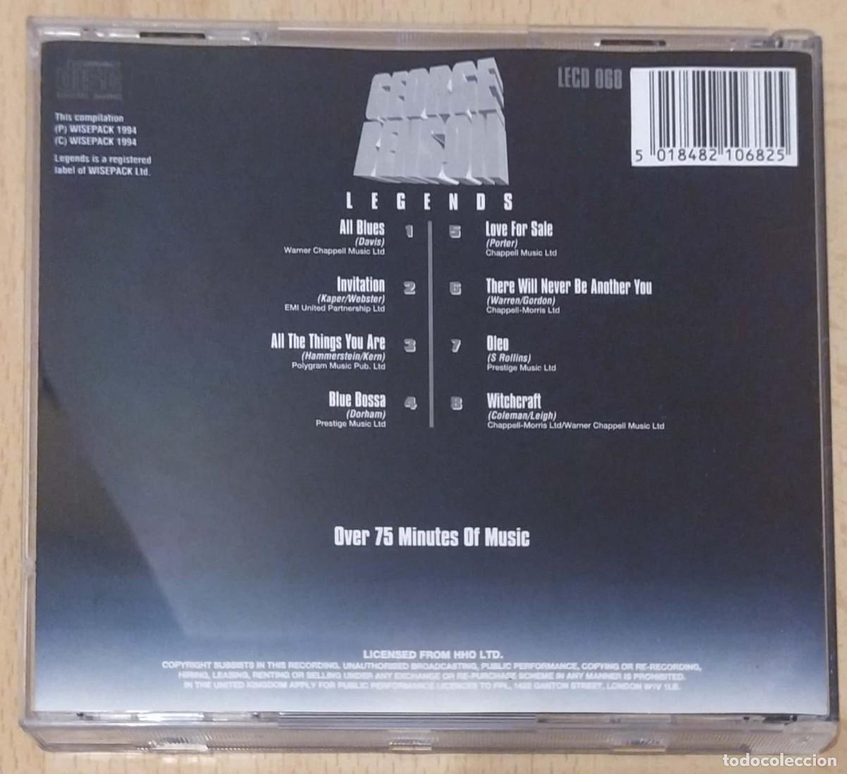 CDs de m&uacute;sica: GEORGE BENSON (LEGENDS) CD 1994 - Foto 2
