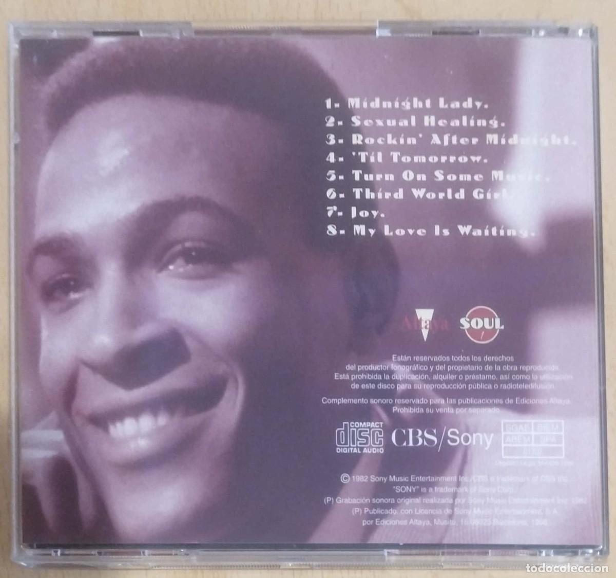 CDs de m&uacute;sica: MARVIN GAYE (MIDNIGHT LOVE) CD 1996 - Foto 2