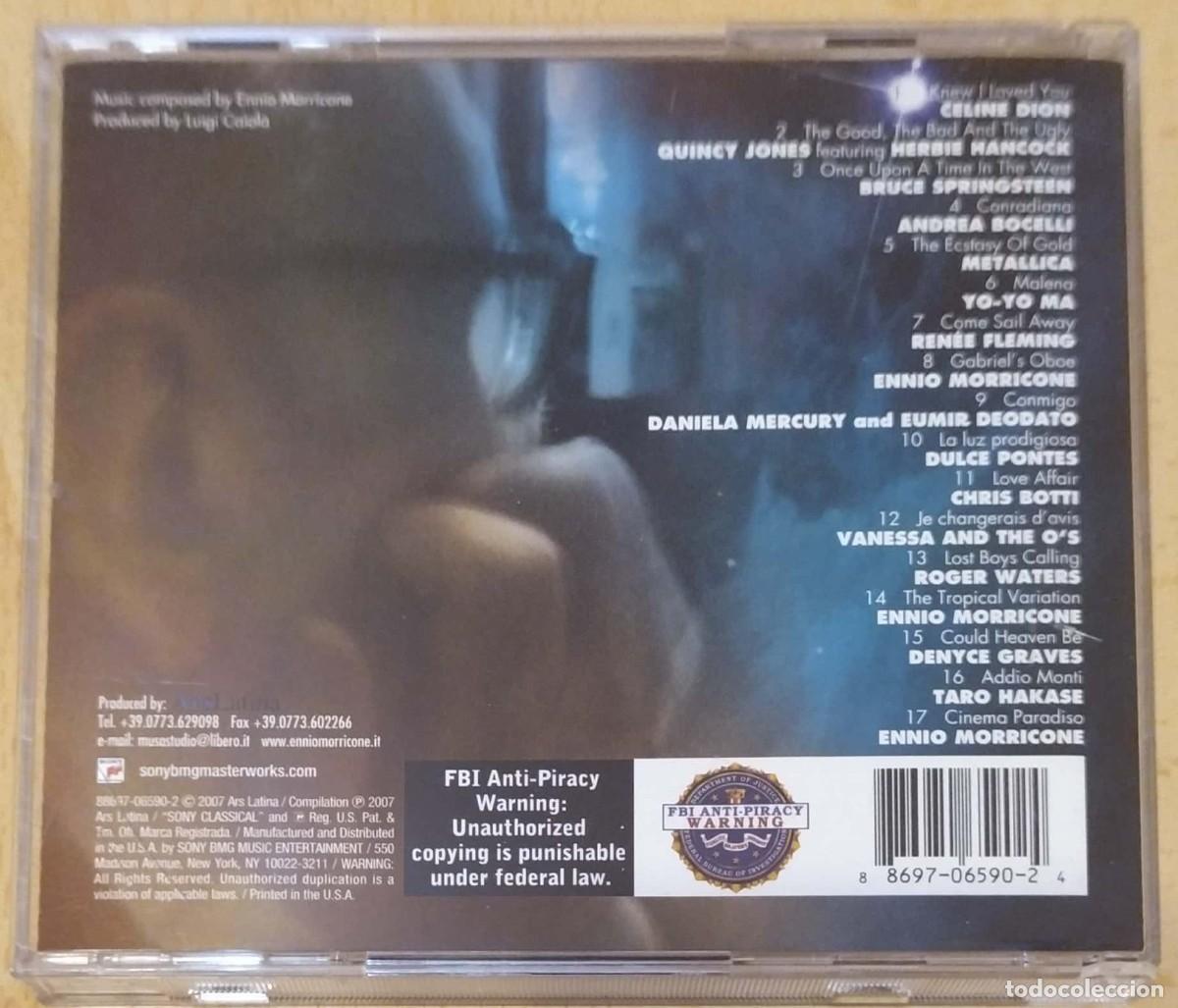 ennio morricone (we all love) cd 2007 - metalli - Buy CD's of