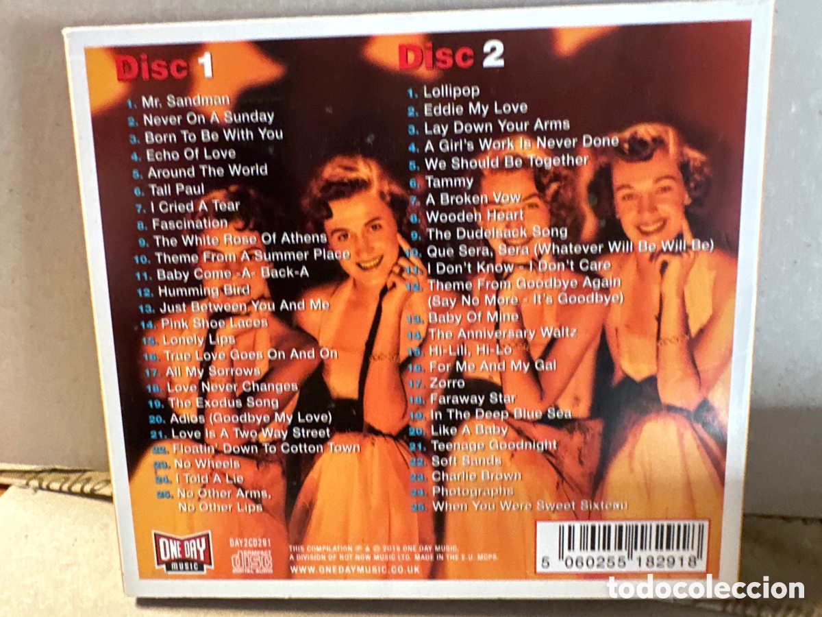 CDs de m&uacute;sica: The Chordettes - Greatest Hits (2xCD, Comp) - Foto 2