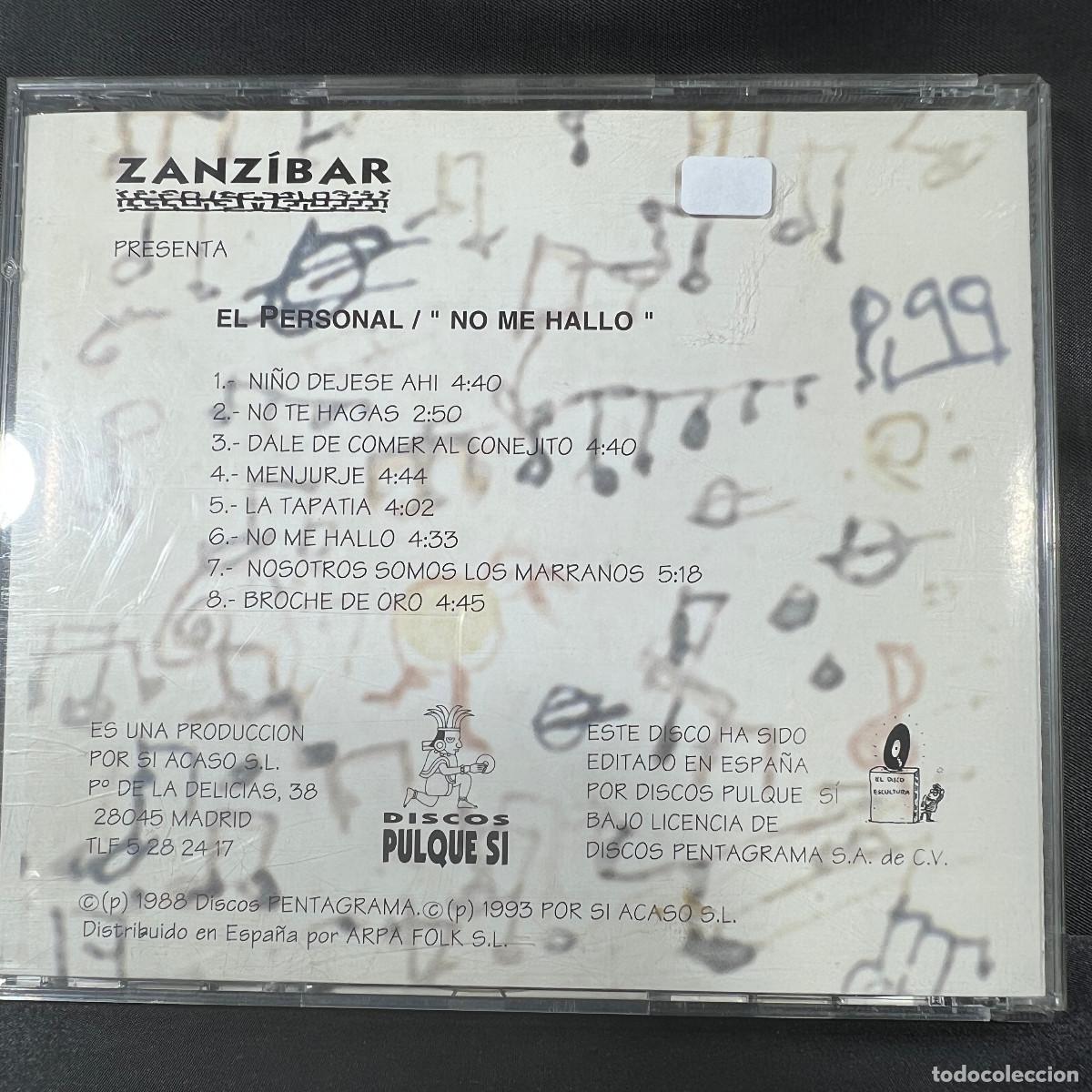 CDs de m&uacute;sica: EL PERSONAL - NO ME HALLO - CD - Foto 2