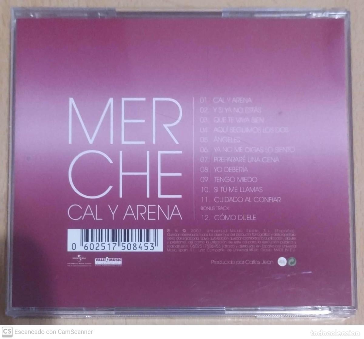 CDs de m&uacute;sica: MERCHE (CAL Y ARENA) CD 2007 - Foto 2
