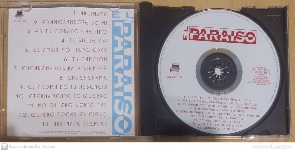 CDs de m&uacute;sica: EL PARAISO (ARRIMATE) CD 1998 - Foto 3