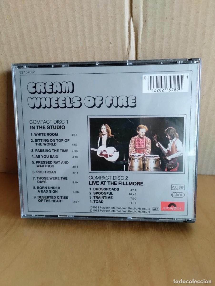 CDs de m&uacute;sica: CREAM ---- WHEELS OF FIRE - Foto 2