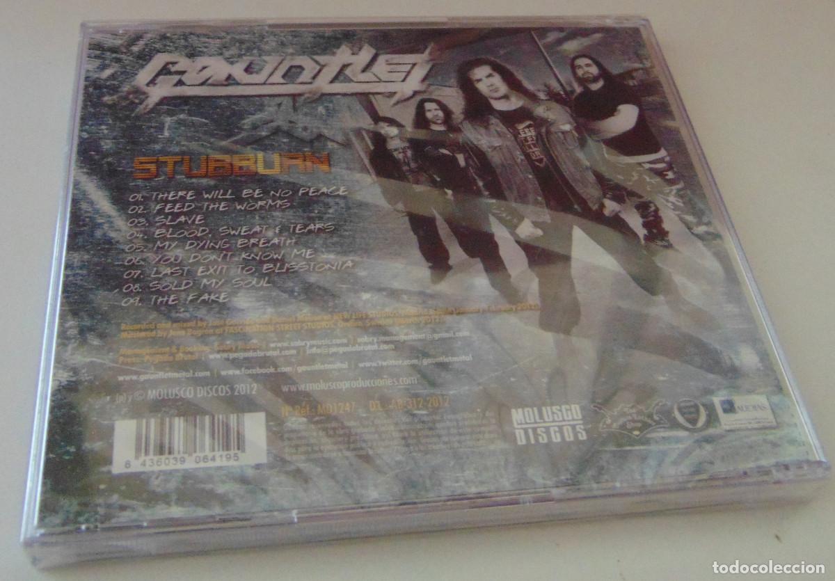 CDs de m&uacute;sica: GAUNTLET - STUBBURN - CD HEAVY METAL 2012 - Foto 2