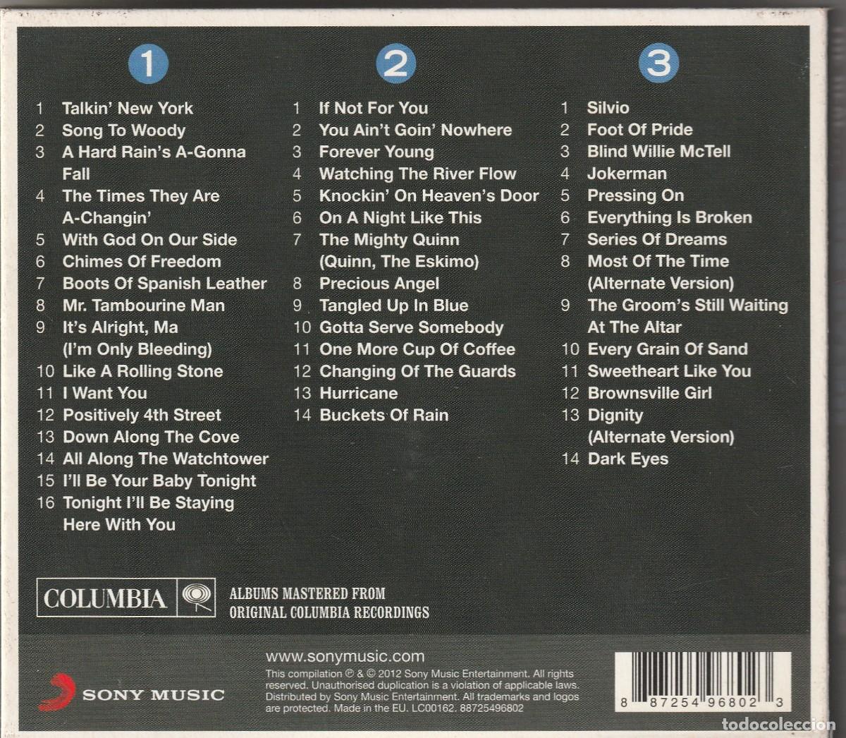 CDs de m&uacute;sica: BOB DYLAN - THE ULTIMATE BOB DYLAN COLLECTION (3 X CD SONY 2012) - Foto 2