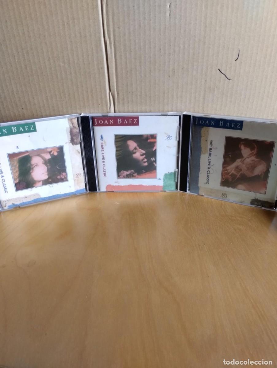 CDs de m&uacute;sica: JOAN BAEZ ---- RARE,LIVE & CLASSIC - 3 CD BOX - Foto 4