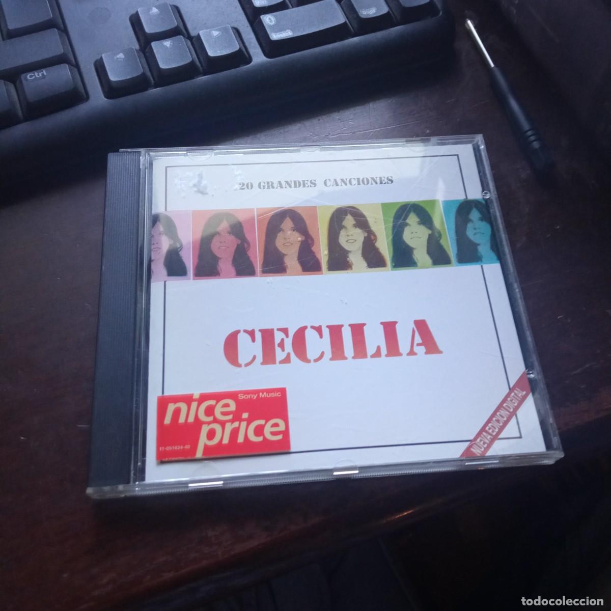 CDs de m&uacute;sica: Cecilia 20 grandes canciones - Foto 1
