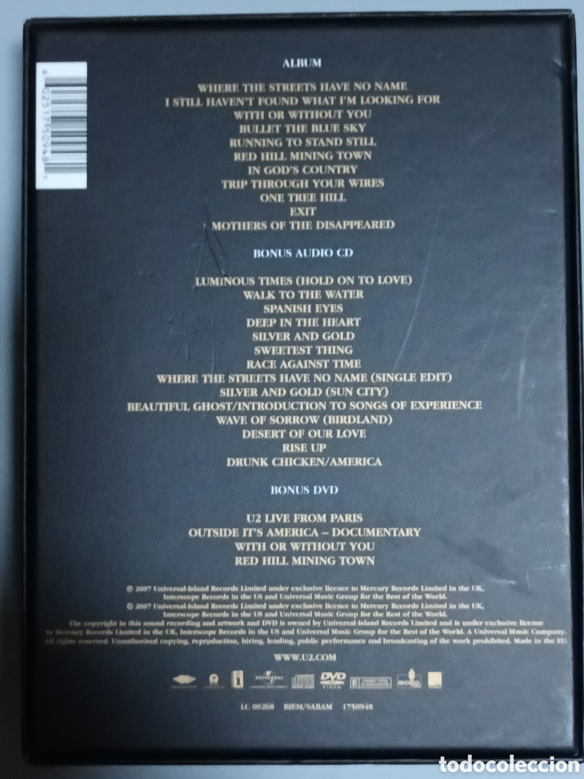 CDs de m&uacute;sica: U2 the joshua tree box limitada - Foto 2