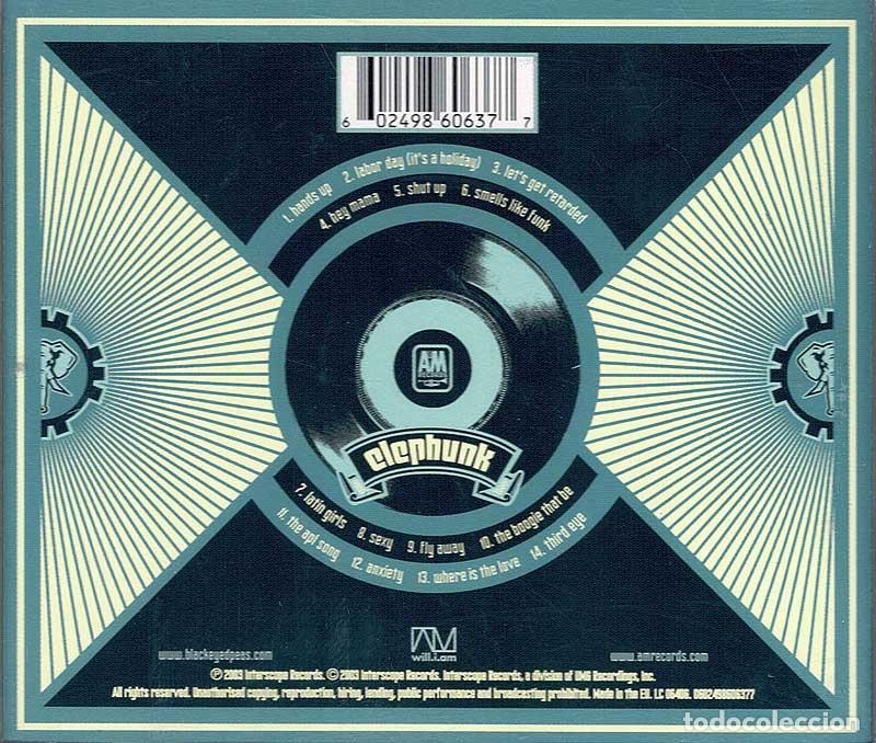 CDs de m&uacute;sica: The Black Eyed Peas - Elephunk. CD - Foto 2