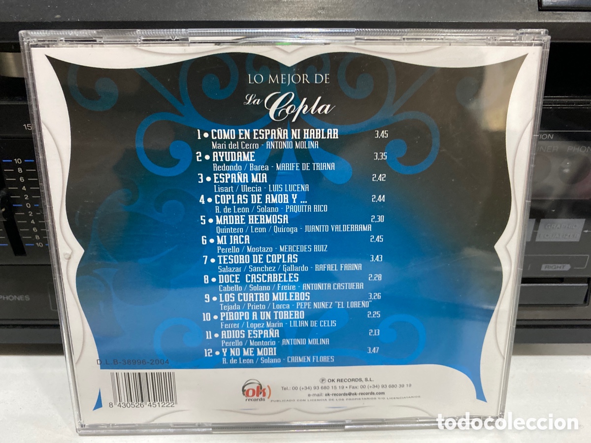CDs de m&uacute;sica: Lo Mejor de la Copla (CD, Comp) - Foto 2