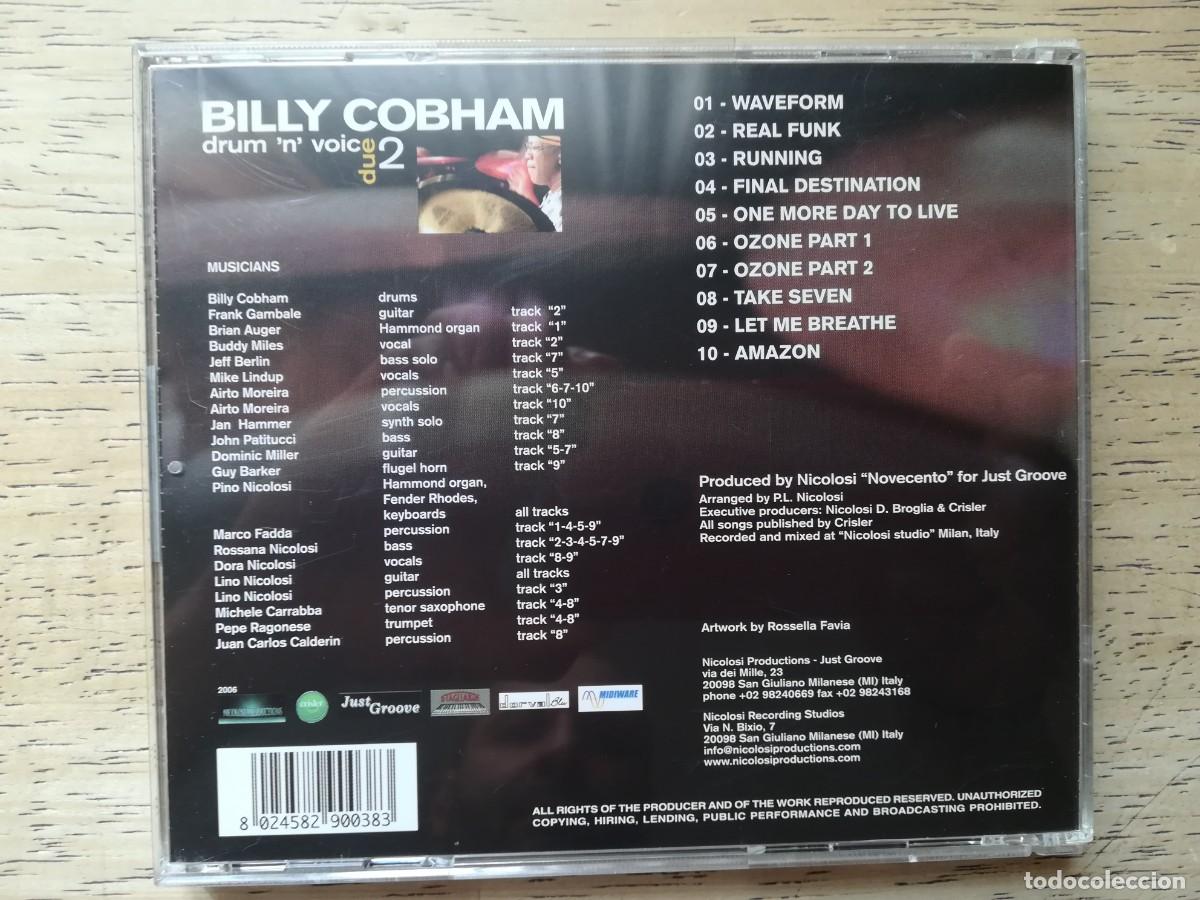 CDs de m&uacute;sica: Billy Cobham. Drum&acute;n&acute;voice2. CD - Foto 2