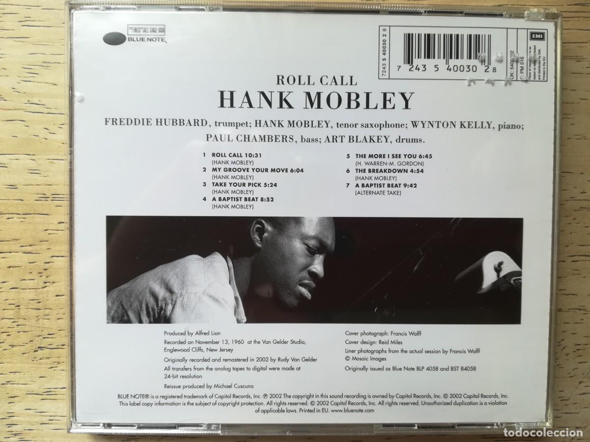 CDs de m&uacute;sica: Hank Mobley. Roll call. CD - Foto 2