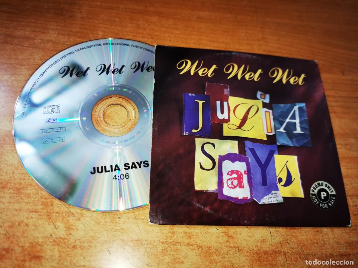 Musik-CDs: WET WET WET Julia says CD SINGLE PROMO CARTON DEL A&Ntilde;O 1995 UK CONTIENE 1 TEMA