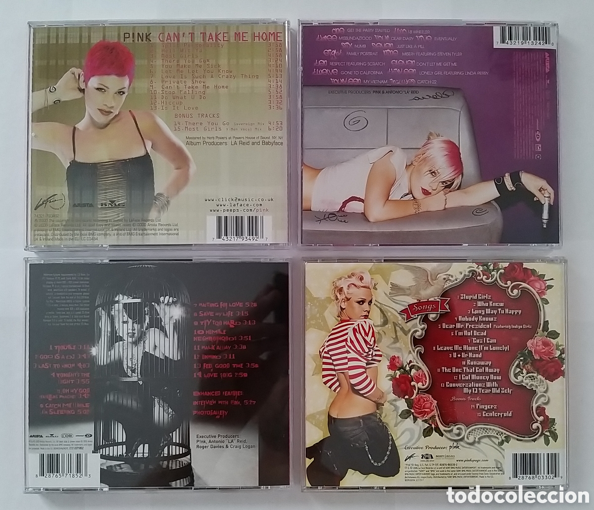 CDs de m&uacute;sica: PINK x 4 ALBUMS - Foto 6