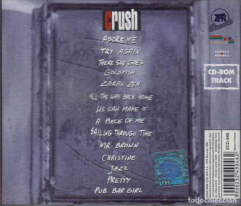 CDs de m&uacute;sica: Crush - Adore Me. CD - Foto 2