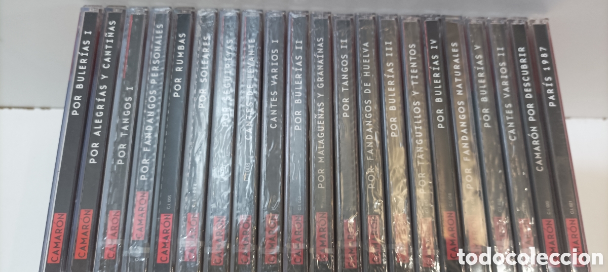 CDs de m&uacute;sica: 21 CD CAMARON PARIS 1987 SIN ABRIR - Foto 1