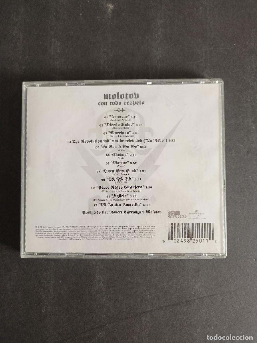 CDs de m&uacute;sica: MOLOTOV - Parental Advisory Explicit Content - Foto 2